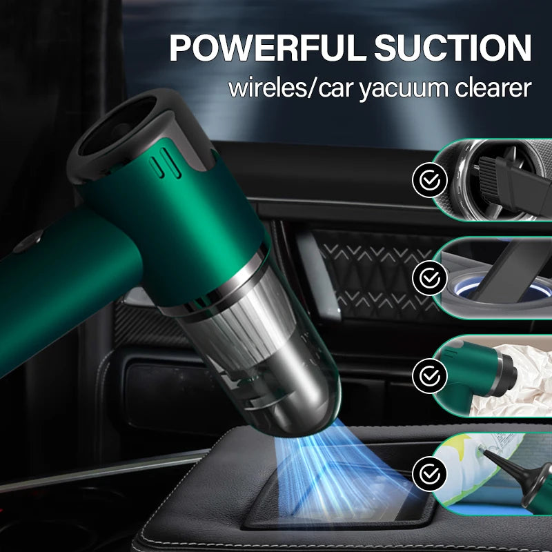 EasyLife™ Portable Mini Car Vacuum Cleaner - High Power & Cordless